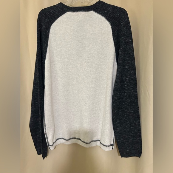 NEW AGAVE DENIM SURFER’S POINT HENLEY GRAY SWEATSHIRT M - Picture 3 of 8